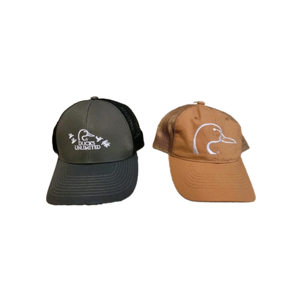 Ducks Unlimited Hat Cap Strapback Hat Cap Adjustable. Lot Of 2